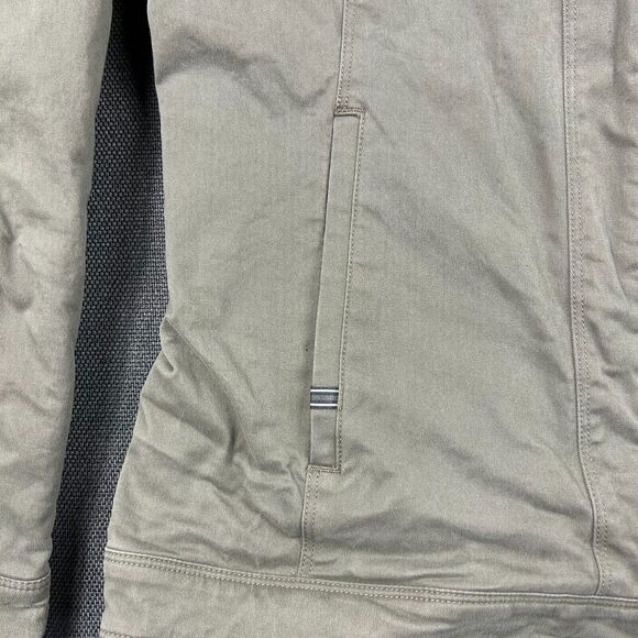 Kuhl Jacket Womens Small Flannel Lined Canvas Generatr Green Military Full Zip - Picture 3 of 10